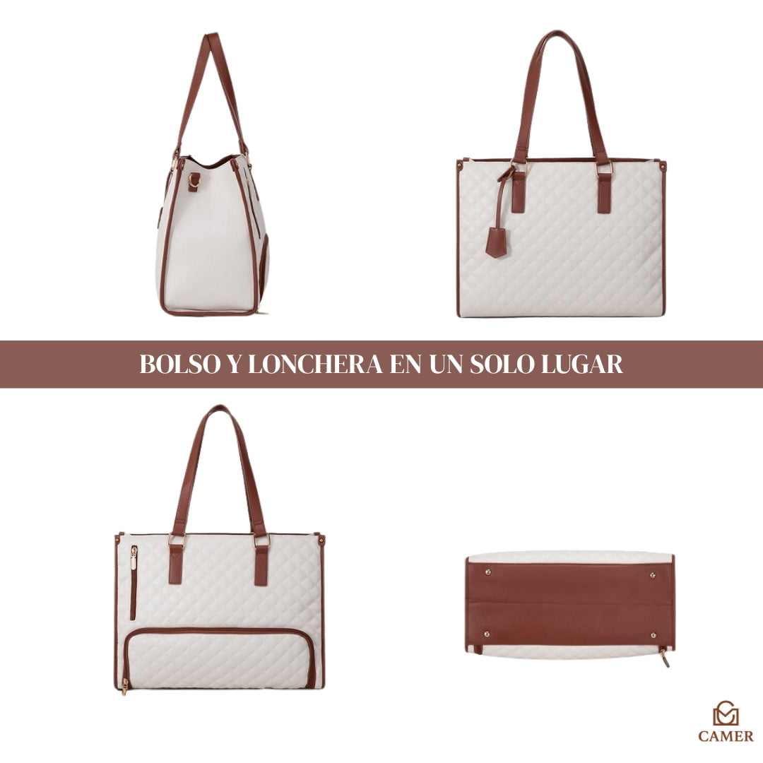 DuoBag Natural con Marrón