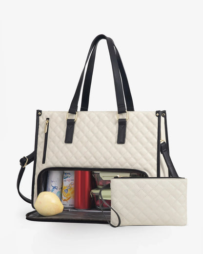 DuoBag Blanca con Negro