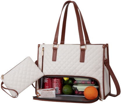 DuoBag Natural con Marrón