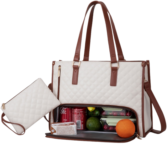 DuoBag Natural con Marrón
