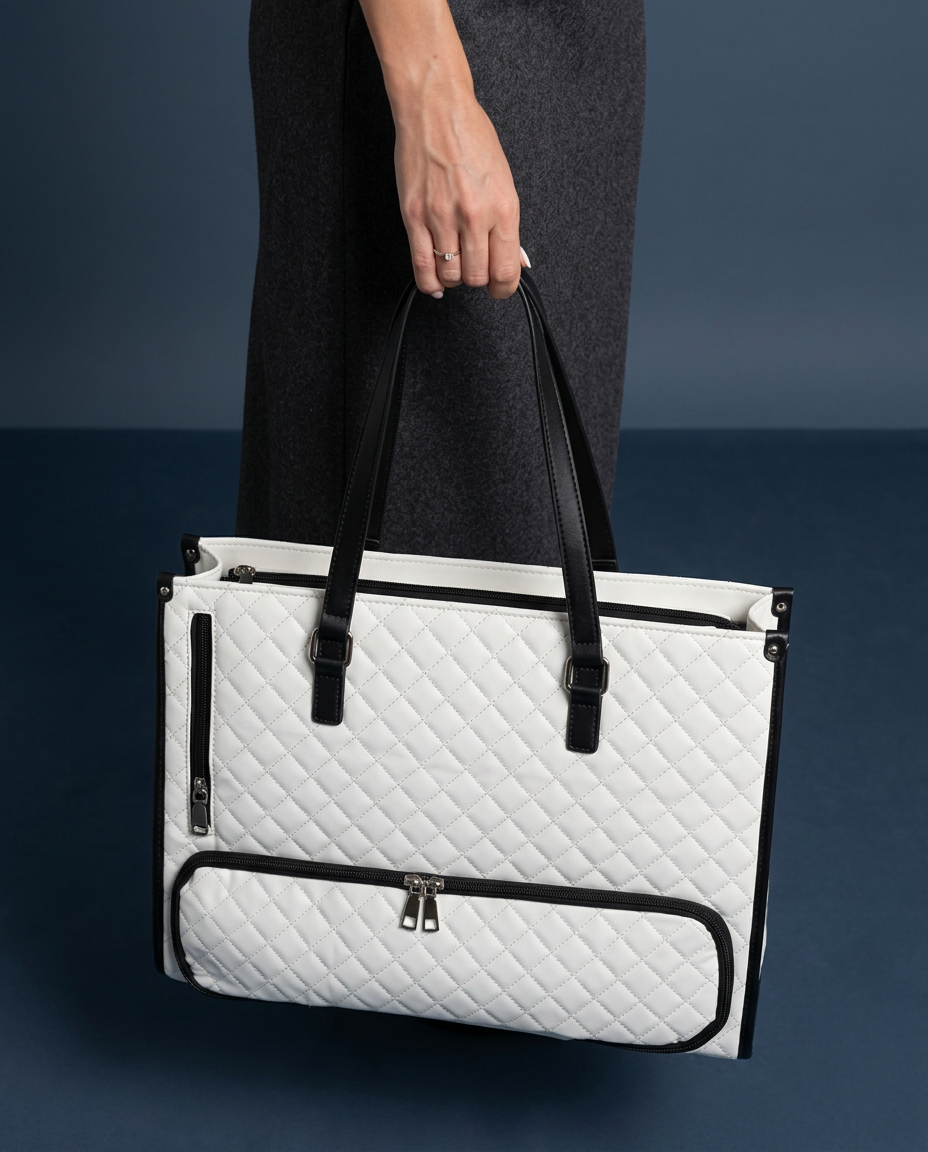 DuoBag Blanca con Negro